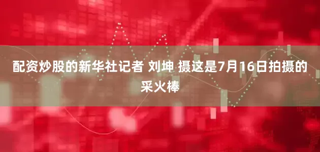 配资炒股的新华社记者 刘坤 摄这是7月16日拍摄的采火棒