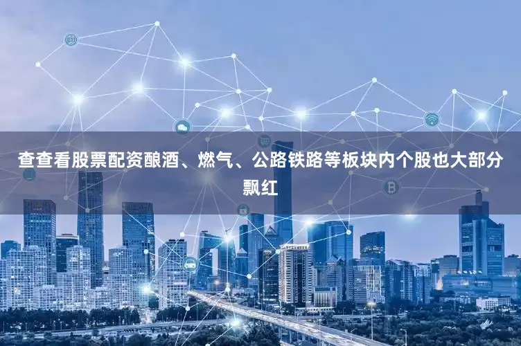查查看股票配资酿酒、燃气、公路铁路等板块内个股也大部分飘红