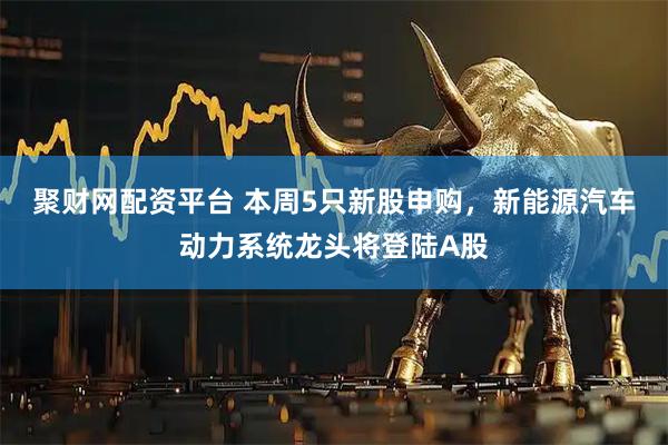 聚财网配资平台 本周5只新股申购，新能源汽车动力系统龙头将登陆A股